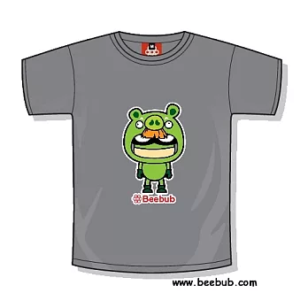 【Beebub】憤怒鳥超人-鬍子豬超人-XS灰