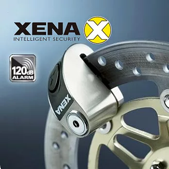 英國 XENA XZZ5LSS 不鏽鋼警報碟剎機車鎖(送收納袋)