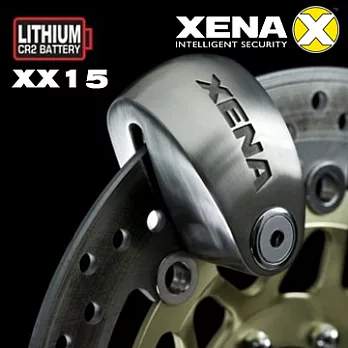 英國 XENA XX15 不鏽鋼警報碟剎機車鎖(送收納袋)