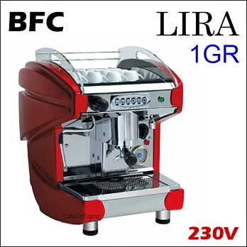 義大利 BFC LIRA 1GR 單孔子母鍋營業用半自動咖啡機-紅色 230V (HG0967R)