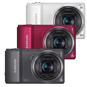 SAMSUNG WB250F 18倍變焦高性能數位相機(中文平輸) - 加送SD16G+專用副廠鋰電池+防潑水相機包+多功能讀卡機+相機清潔組+硬式保護貼黑色