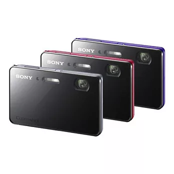SONY TX200 防水觸控輕薄數位相機(中文平輸) - 加送SD16G+專用副廠鋰電池+相機硬殼包+多功能讀卡機+相機清潔組+硬式保護貼紅色