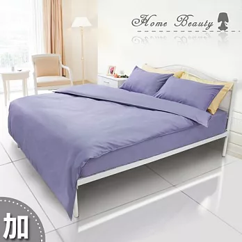 HomeBeauty【戀戀芋香】加大四件式床包組/大和抗菌認證