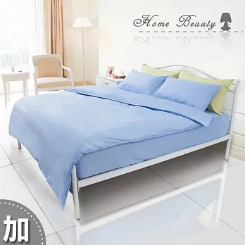 HomeBeauty【夏季晴空】加大四件式床包組/大和抗菌認證