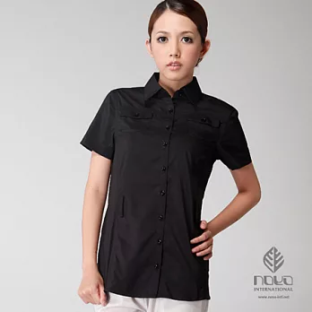 【NOYA】女經典優雅Coolmax長版襯衫(#0N8C04W-1)-黑色S黑色