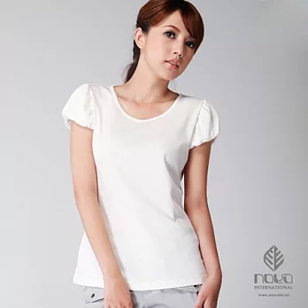 【NOYA】女Tencel公主袖甜美圓領針織衫(#0N9L08W-2-25)S奶油白