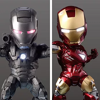 代理版 Egg Attack鋼鐵人 Q版收藏公仔 EA-003 Mark VI ＆ EA-004 戰爭機器 2入1組