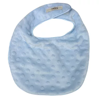 My Blankee 圍兜兜-小圓點(粉藍)