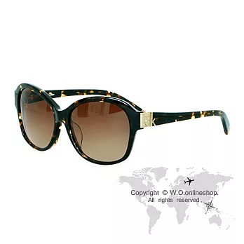 Calvin Klein金屬LOGO太陽眼鏡 # 琥珀金CK4213SA-004