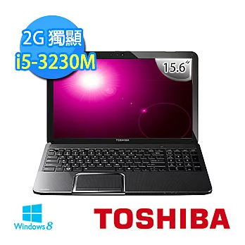 【Toshiba】 L850-051007WIN8超輕巧．優雅流暢行動力 (i5-3230M/15.6吋/4G/750G/2G獨/黑/WIN8)