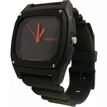Wize & Ope-ZUMA系列幾何潮流錶黑