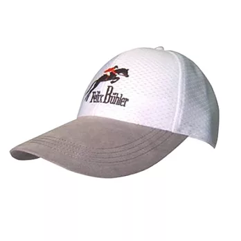 瑞士Felix Buhler珍網灰眉圓帽(白色)