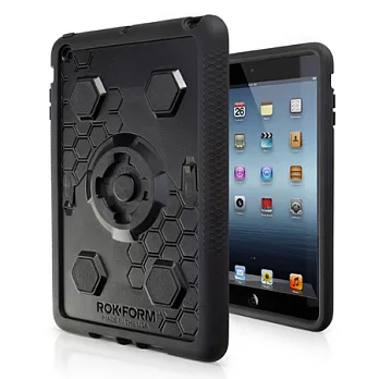 【ROKFORM】ROKSHIELD V3 iPad Mini 多功能耐摔保護殼 (官方代理/背蓋/防摔/防撞)黑框黑