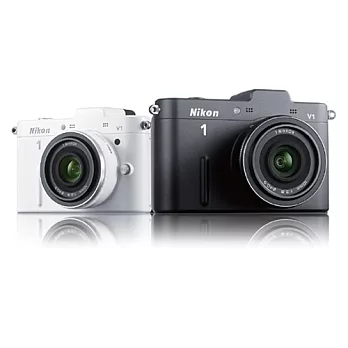 NIKON V1 附10mm+10-30mm變焦雙鏡組(中文平輸) - 加送SD16G+防潑水攝影包+強力大吹球+拭鏡布+細毛刷+清潔液+硬式保護貼黑色