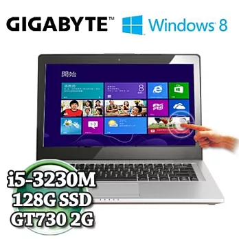 GIGABYTE 技嘉 U2442T 14吋 Win8 觸控Ultrabook/i5-3230M/4G/128G SSD/GT730M 2GB