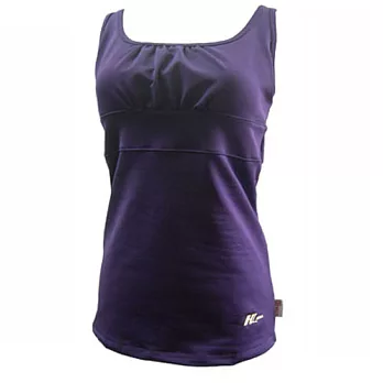 【HILL】 喜雅抓皺感無袖瑜珈上衣FREE神秘紫