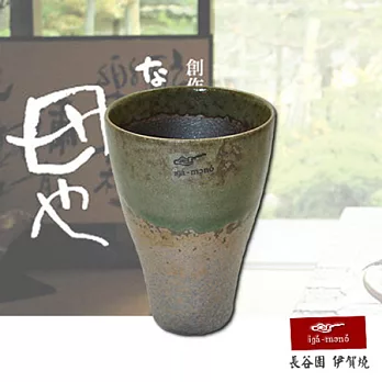 【日本長谷園伊賀燒】日式陶土杯(苔款)