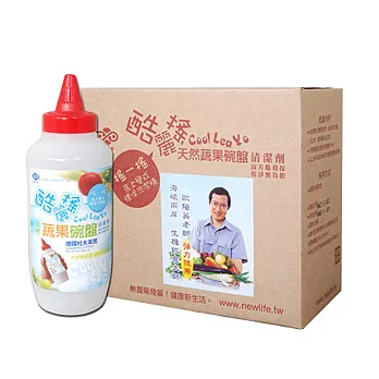 廣長青 酷麗搖 環保天然無毒蔬果碗盤清潔劑 6包入