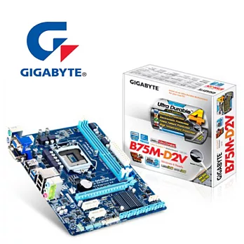 GIGABYTE 技嘉 GA-B75M-D2V 主機板