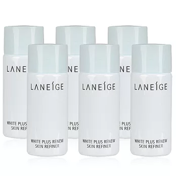 LANEIGE 蘭芝 黃金亮白潤膚水(15ml)*6入