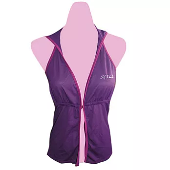 【HILL】活力無袖韻律外罩背心 - FREE紫色