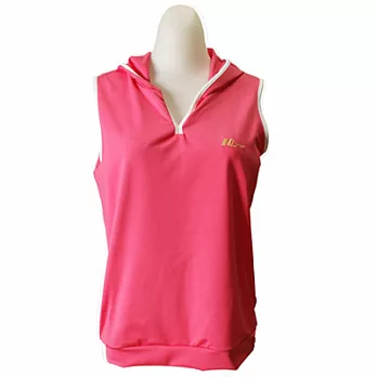 【HILL】外罩式運動休閒帽T - FREE粉紅色