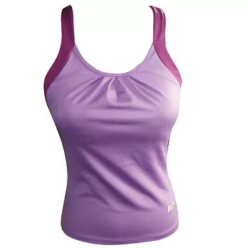 【HILL】 活力U領無袖韻律背心 - FREE紫色