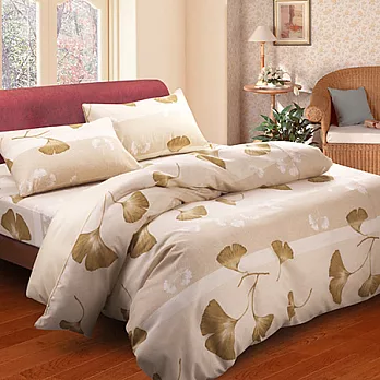 【和風-米】台灣精製單人三件式被套床包組