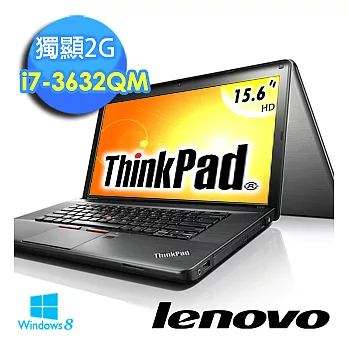 【ThinkPad】E530 3259-BZ9 Win8高效能筆電(i7-3632QM/15.6吋/4G/1TB/獨顯2G/Win8)