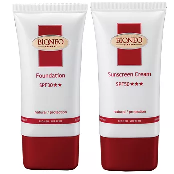 BIONEO 百妮 光采淨透防曬乳+防曬乳霜 (SPF30+50)