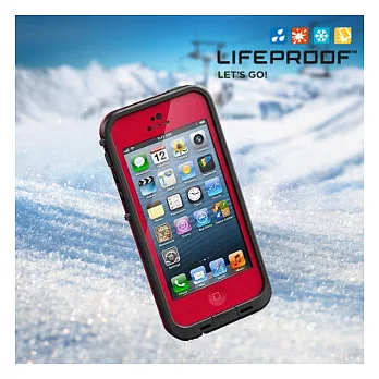 LIFEPROOF 超強保護殼(防水防雪防震防泥) for Apple iPhone 5 新色報到 ★熱情紅熱情紅