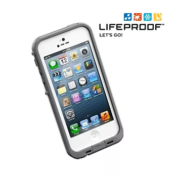 LIFEPROOF 超強保護殼(防水防雪防震防泥) for Apple iPhone 5新色報到 ★灰常白