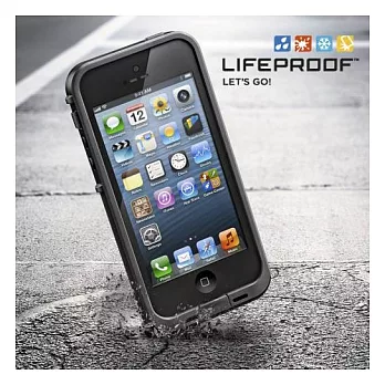 LIFEPROOF 超強保護殼(防水防雪防震防泥) for Apple iPhone 5新色報到 ★超級黑