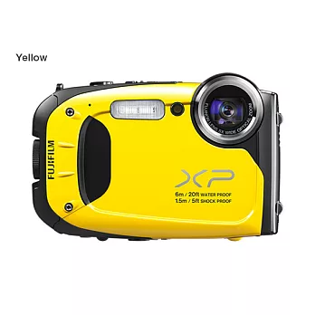 FUJIFILM XP60 防水防寒防撞超廣角數位相機(公司貨)+相機包 黃