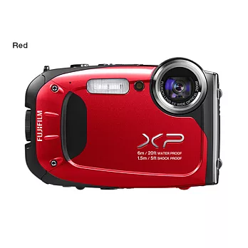 FUJIFILM XP60 防水防寒防撞超廣角數位相機(公司貨)+SDHC16G記憶卡+原廠鋰電池+相機包紅