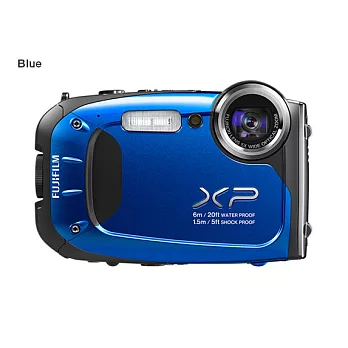 FUJIFILM XP60 防水防寒防撞超廣角數位相機(公司貨)+SDHC16G記憶卡+原廠鋰電池+相機包藍