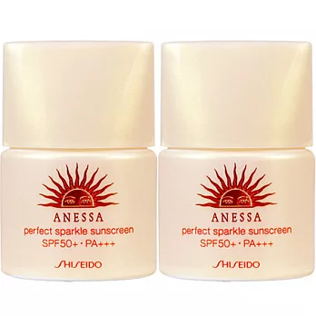 SHISEIDO 資生堂 安耐曬粉珠光防曬露AA(12ml)*2