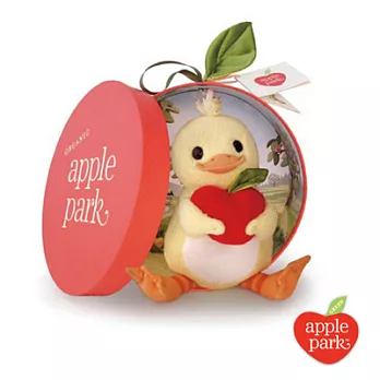 【 美國 Apple Park 】有機棉玩偶彌月禮盒 - 蘋果小鴨
