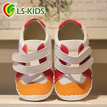 【LS-KIDS】手工精製皮革學步鞋(純淨白) 13純淨白