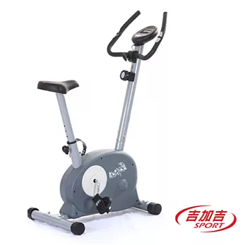 【吉加吉】 活力有氧健身車 典雅花紋灰 八段重力調整 磁控健身車 GS-U1600無時尚灰