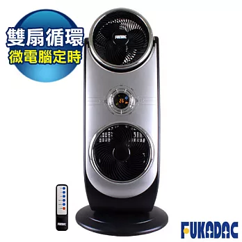 【FUKADAC】日本深田家電直立式遙控雙頭空氣對流扇 FF-688