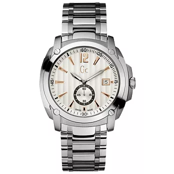 Gc 神采魅力紳士腕錶-銀