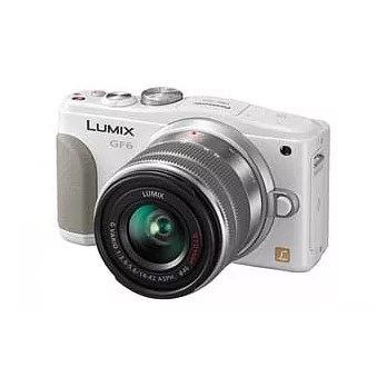 【Panasonic】GF6+14-42mm變焦鏡組(公司貨)+32GC10+專用電池X2+大吹球清潔組+拭鏡筆+保護鏡+原廠包+HDMI-白色