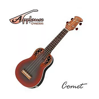 美國品牌Applause（Ovation） 單板21吋可插電葡萄孔烏克麗麗 UAE20（加贈烏克麗麗袋）紅色