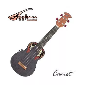 美國品牌Applause（Ovation） 單板21吋可插電葡萄孔烏克麗麗 UAE20（加贈烏克麗麗袋）黑色黑色