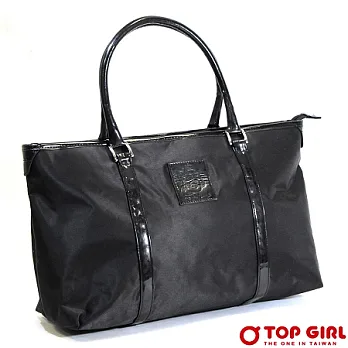 【TOP GIRL】紐約風尚肩背包-女(神秘黑)神秘黑
