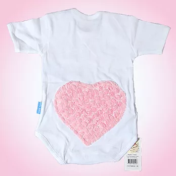 Cutie Bella包臀衣，Heart on Back-Pinky(6~12m)
