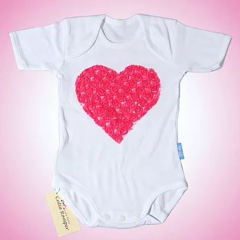 Cutie Bella包臀衣，Heart-Cream(6~12m)