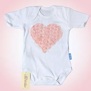 Cutie Bella包臀衣，Heart-Peach(6~12m)