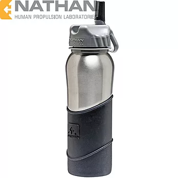 美國NATHAN 不鏽鋼水壺700ml 銀黑